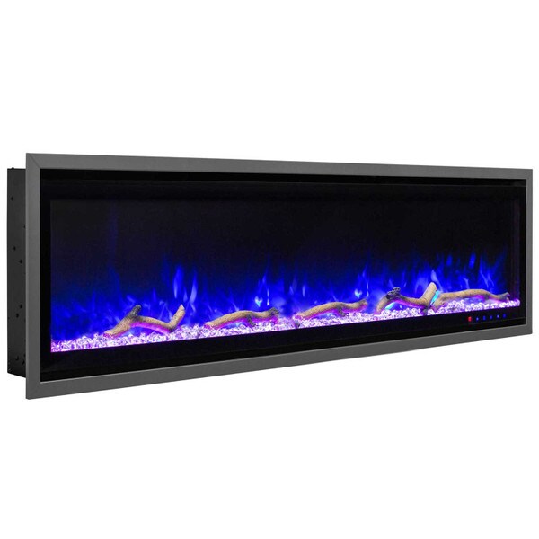 Slim 50 inch electric fireplace